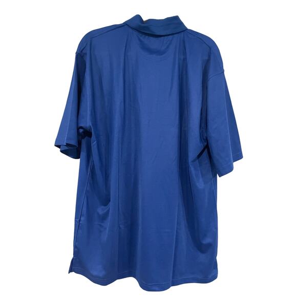 NWOT Stripes Gas Station Men XL Uniform Polo Blue Shirt Top Employee Logo Store - Picture 2 of 9